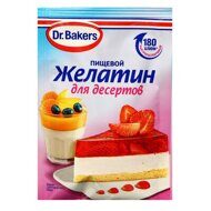 Желатин для десертов 180 блюм, 10 гр. Dr.Bakers